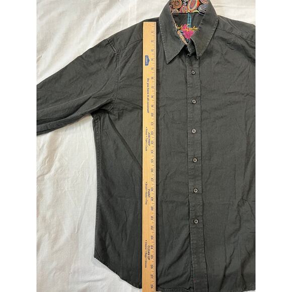 Robert Graham Long Sleeve Button Up Shirt Size Medium 100% Cotton - Picture 4 of 5